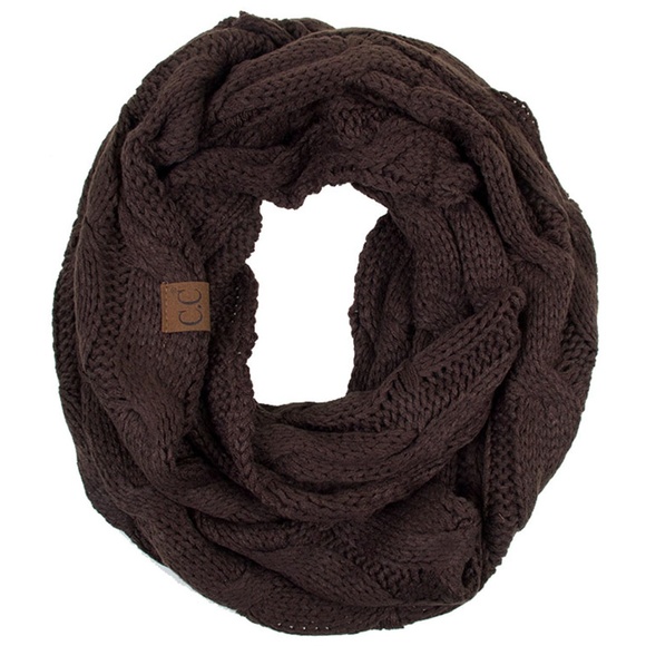 C.C 3pc Knit Warm Pom Beanie Gloves Scarves Set main image 4